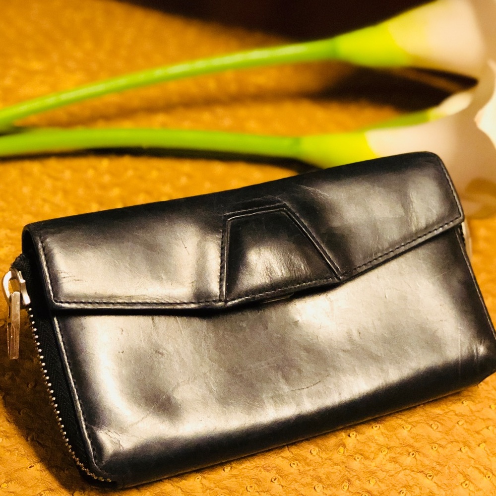  Alexander Wang Black Leather Wallet